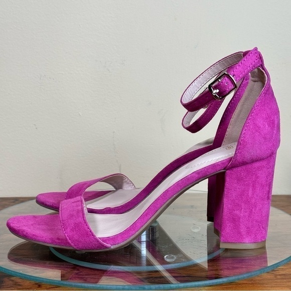 BANDOLINO Women's Armory Dress Sandals - Magenta Faux Suede - size 7 - Picture 7 of 14